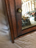 Antique Hardwood Oak Mirror Medicine Cabinet Union Towel Supply Bar Old 35-25B