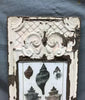 Antique VTG Shabby Tin Ceiling Metal 8X10 Picture Frame 11x23 Chic Old 1977-24B