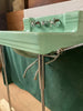 Vintage Jadeite Ming Green Bath Wall Sink Chrome legs Towel Bars Standard 32-25E