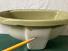 Vtg Avocado Green 16x19 Oval Self Rimming Drop In Sink NOS Crane Old 30-25E