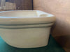 Antique 20x19 White Earthenware JL Mott Imperial Vessel Old Bath Sink 387-24E