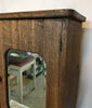 VTG Oak Hardwood Wall Mount Double Door Mirror Medicine Cabinet Old 120-25B