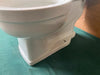 Vtg Mid Century White Ceramic Toilet Crane Drexel Round Bowl Old 03-25E