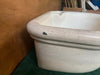 Antique 20x19 White Earthenware JL Mott Imperial Vessel Old Bath Sink 387-24E