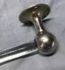 Antique 17" Glass Nickel Brass Towel Bar Ball End Brasscrafters VTG Old 1974-24B