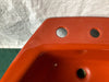 Vintage Hexagon Cast Iron Burnt Orange Red Self Rimming Drop In Sink Kohler 208-25E