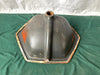 Vintage Hexagon Cast Iron Burnt Orange Red Self Rimming Drop In Sink Kohler 208-25E