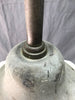 VTG 9" Textured Milk Glass Holophane Hanging Ceiling Light on Pole Old 1432-22B